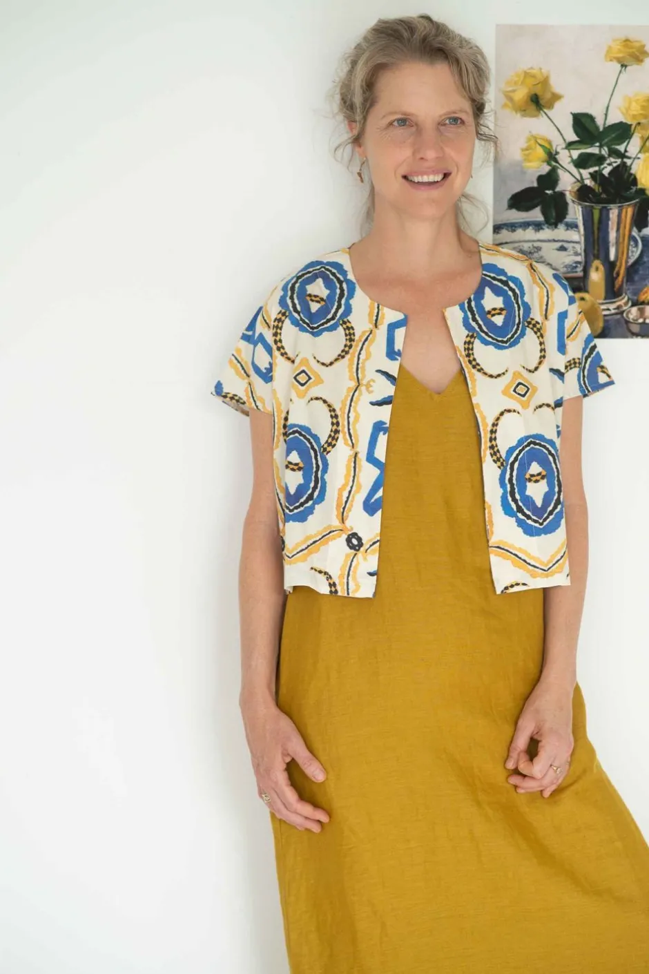 Outlet Lazybones Anya Shrug Blumen