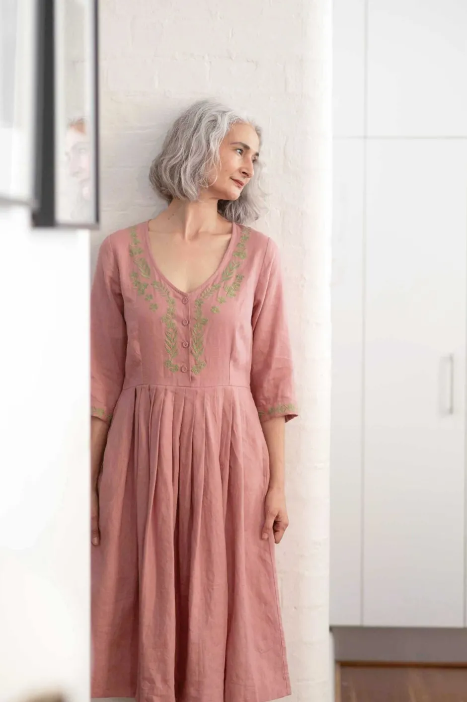 Cheap Lazybones Aria Dress Rose