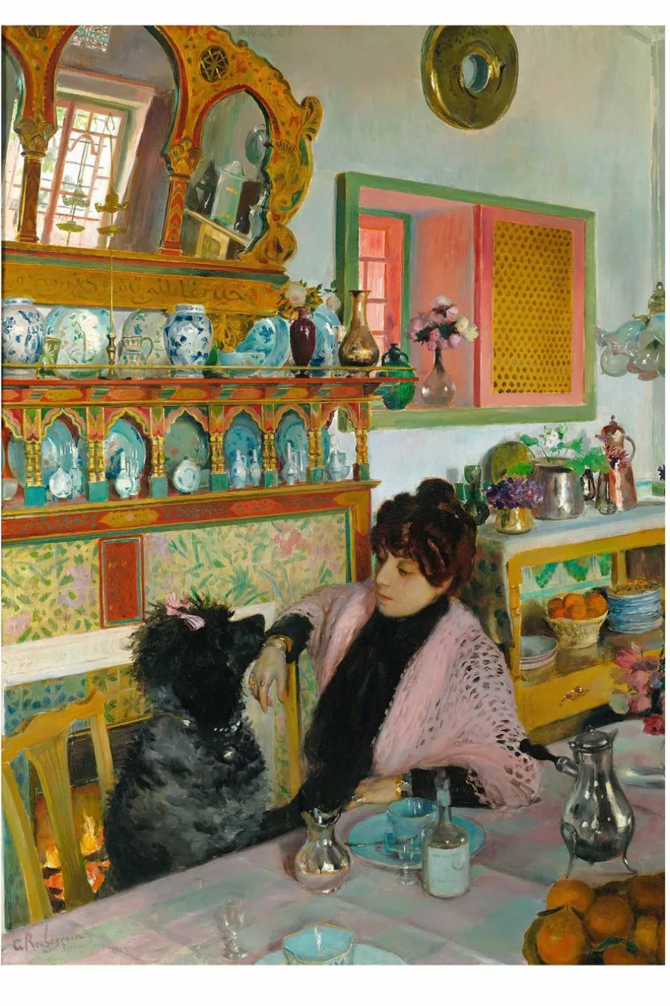 Store Lazybones Art Print - Marie Rochegrosse