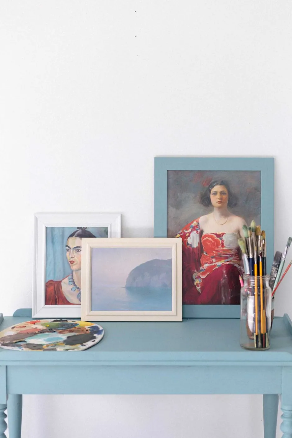 New Lazybones Art Print Set - Blue Light