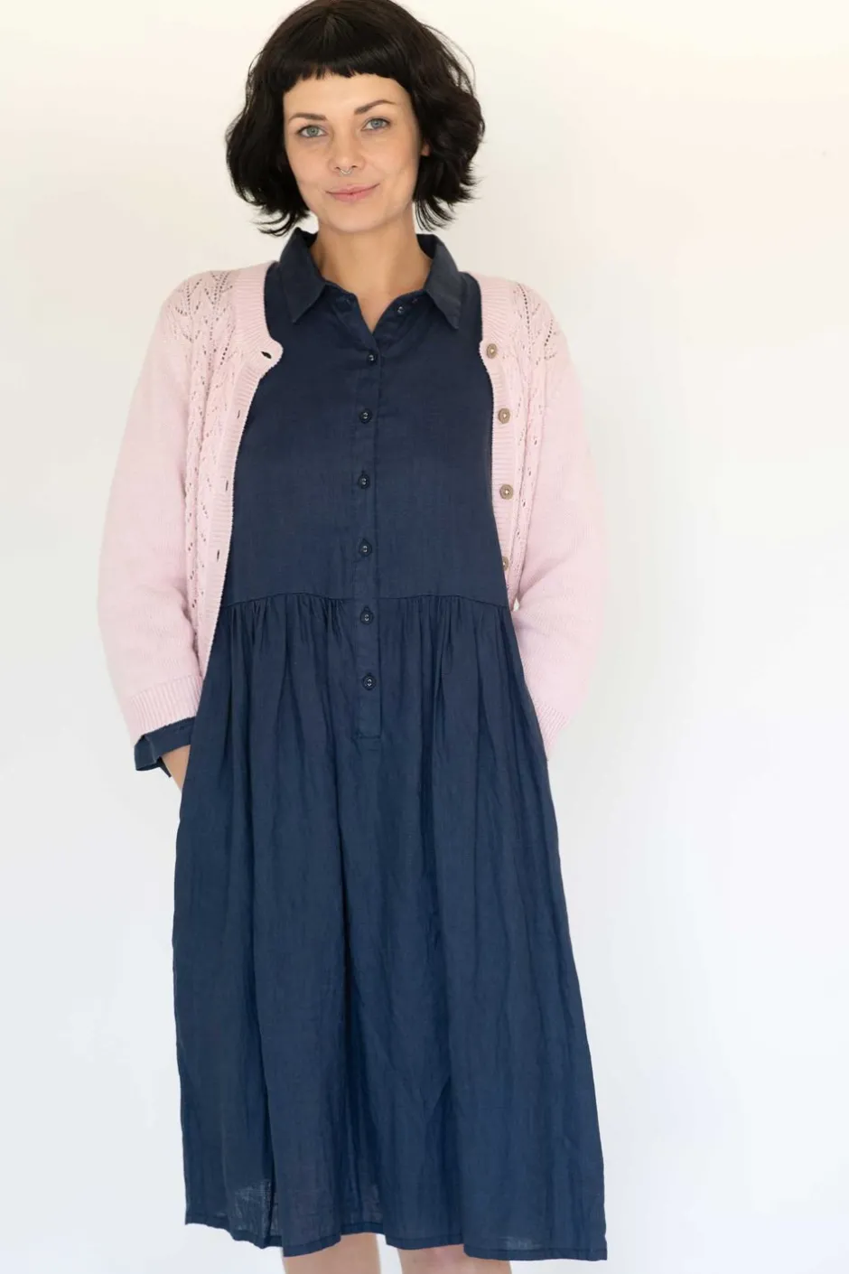 ava_cardigan_blossom_organic_cotton_2.webp Online Lazybones Ava Cardigan Blossom *Organic Cotton