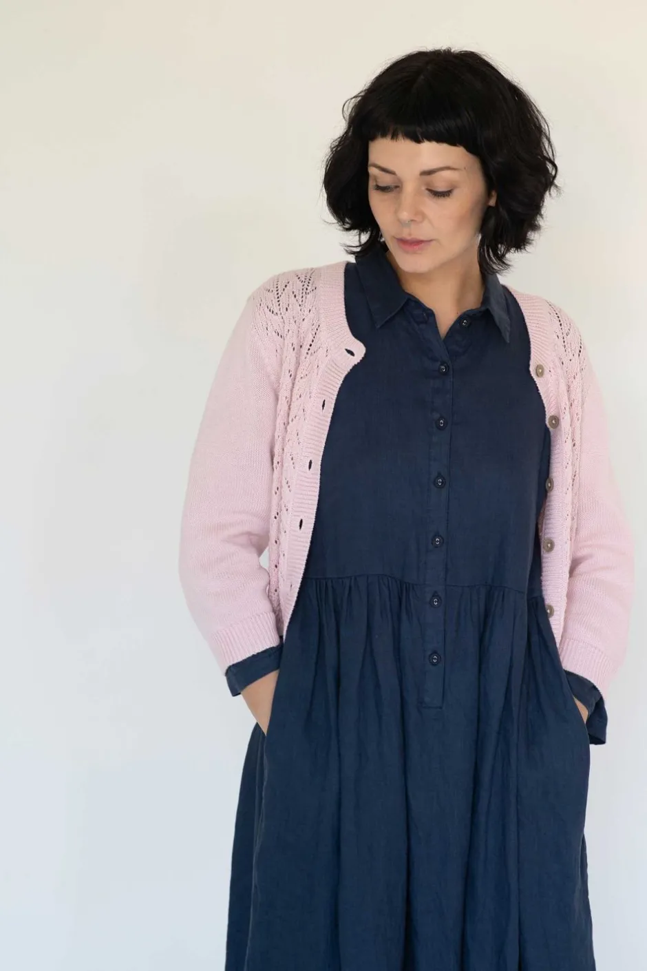 ava_cardigan_blossom_organic_cotton_5.webp Online Lazybones Ava Cardigan Blossom *Organic Cotton