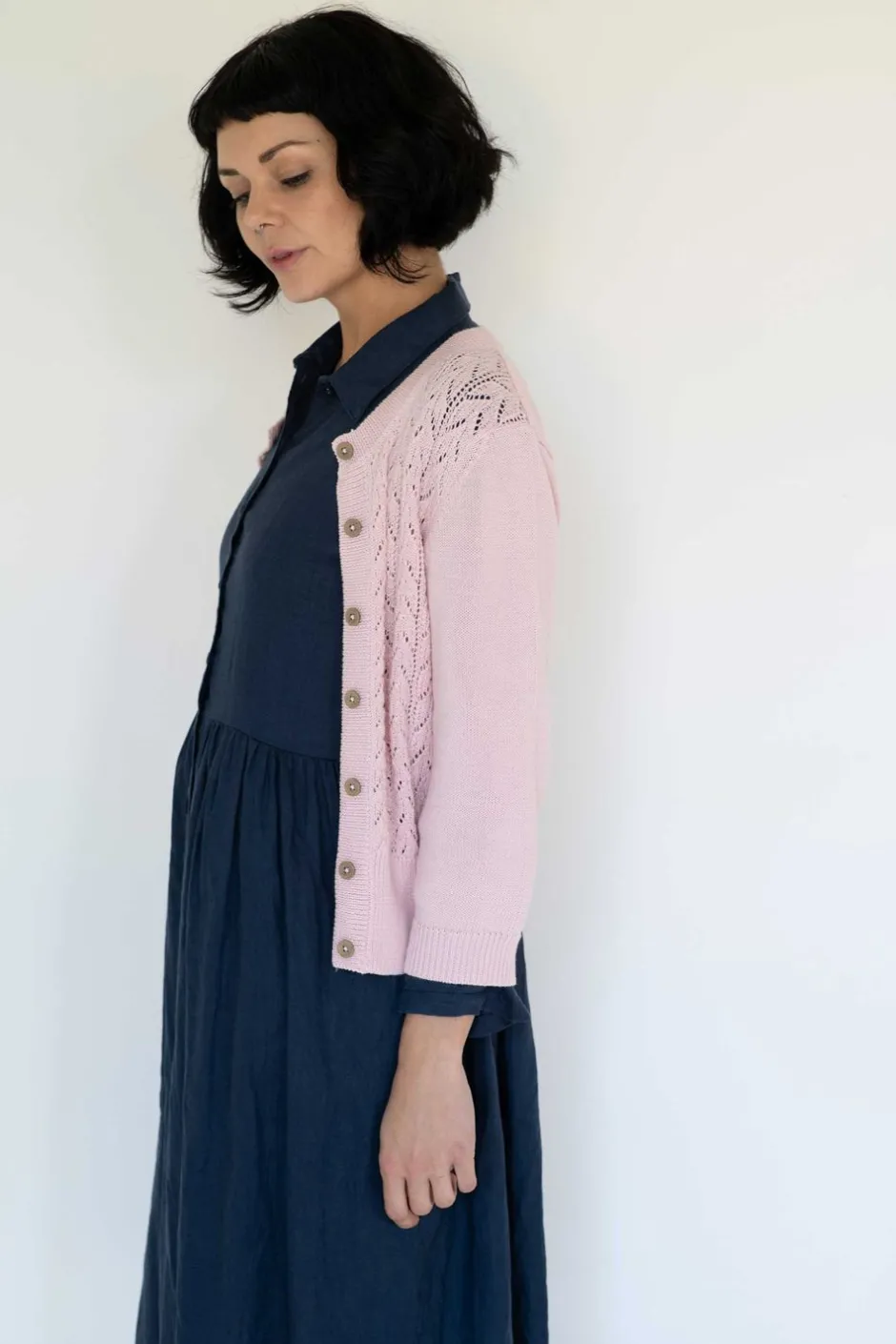 ava_cardigan_blossom_organic_cotton_6.webp Online Lazybones Ava Cardigan Blossom *Organic Cotton
