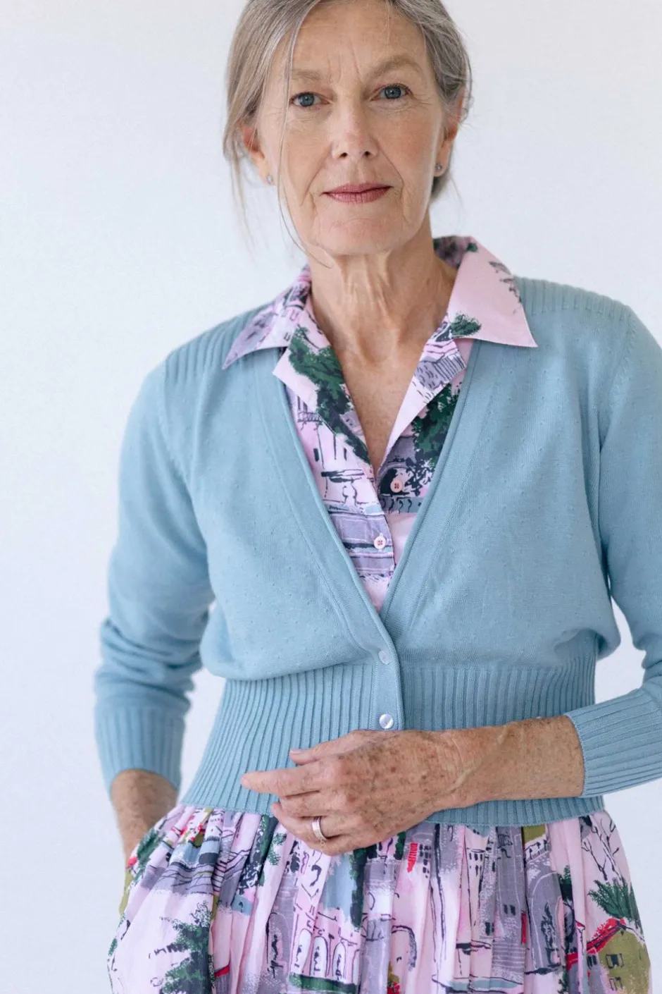 Discount Lazybones Carly Cardigan In Stillwater *Organic Cotton