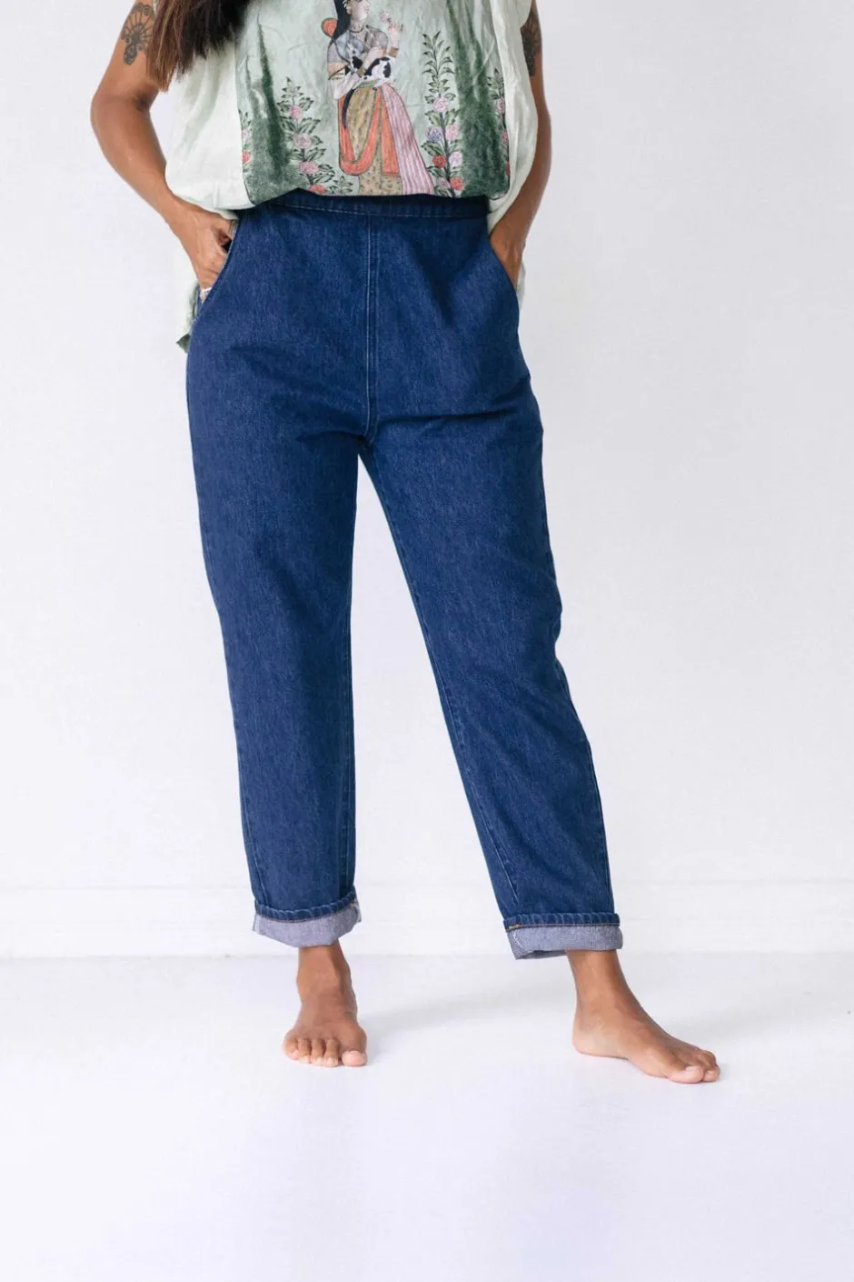 Best Sale Lazybones Celine Pant In Lightweight Denim *Organic Cotton