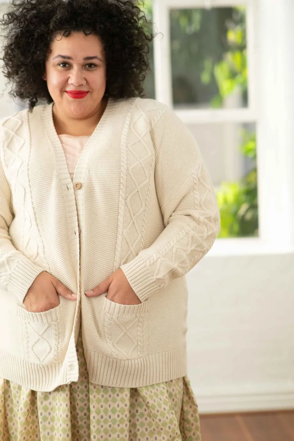 charli_cardigan_oatmeal_organic_cotton_2.webp Store Lazybones Charli Cardigan Oatmeal *Organic Cotton