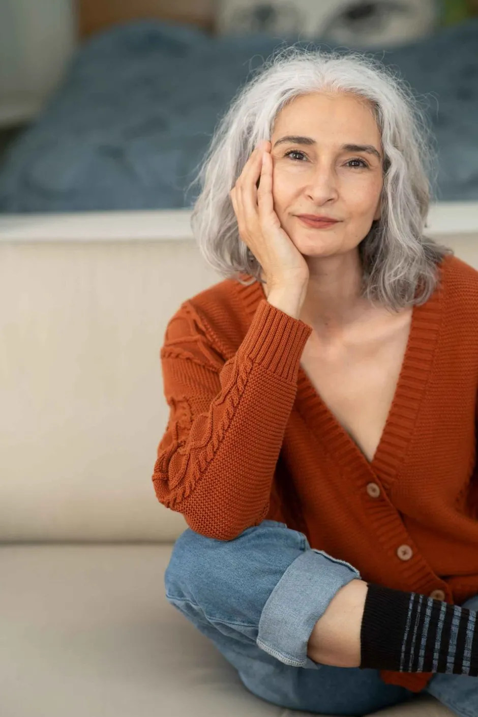 Best Sale Lazybones Charli Cardigan Rust