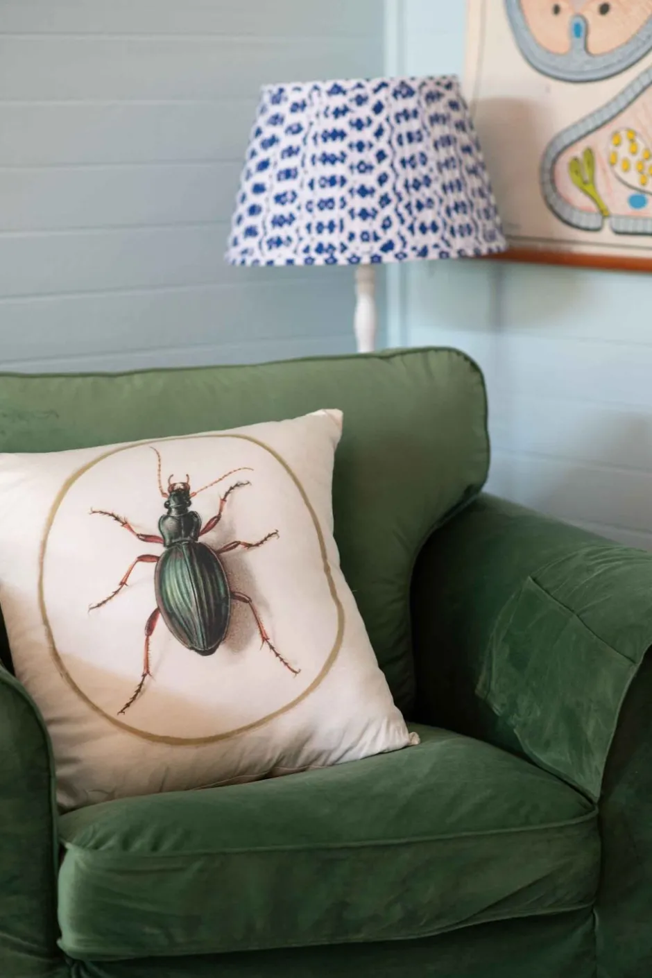 Cheap Lazybones Cushion Cover Golden Beetle