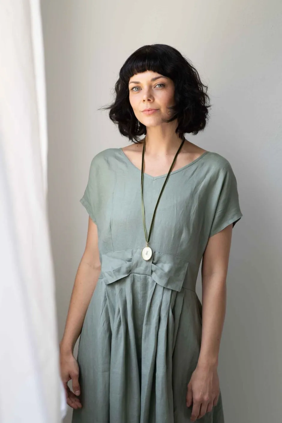 Cheap Lazybones Eloise Short Sleeved Dress In Slate