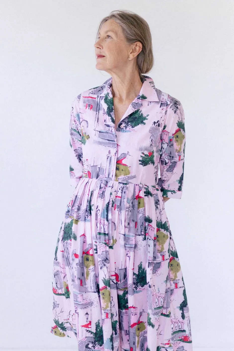 Flash Sale Lazybones Gianna Dress In Sorrento *Organic Cotton