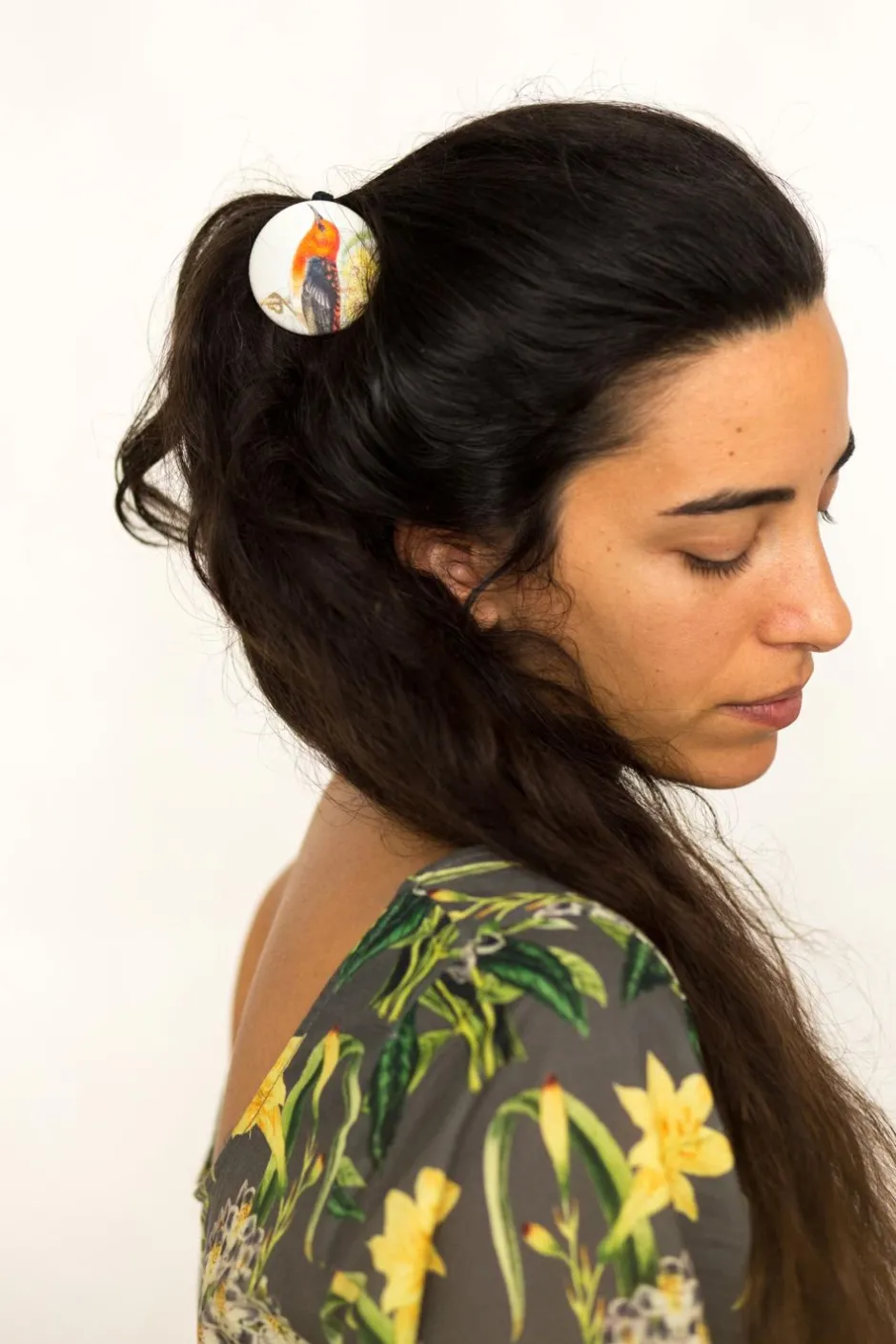 Outlet Lazybones Hair Button Honey Eater