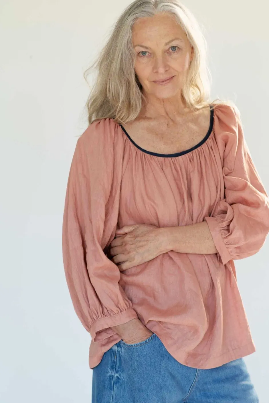 Clearance Lazybones Hetti Linen Top Clay