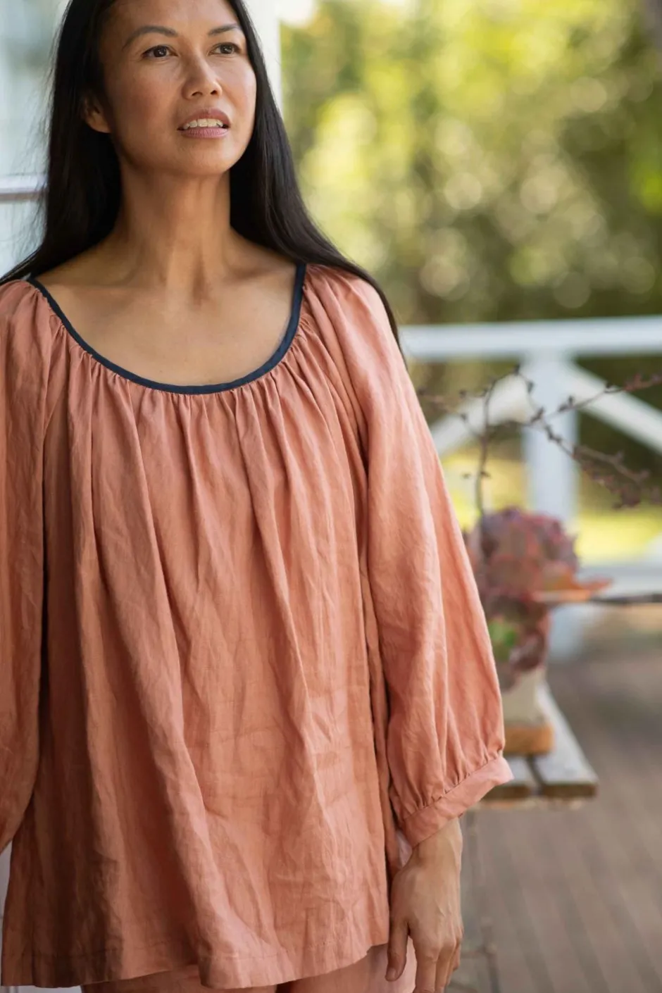 hetti_linen_top_clay_5.webp Clearance Lazybones Hetti Linen Top Clay
