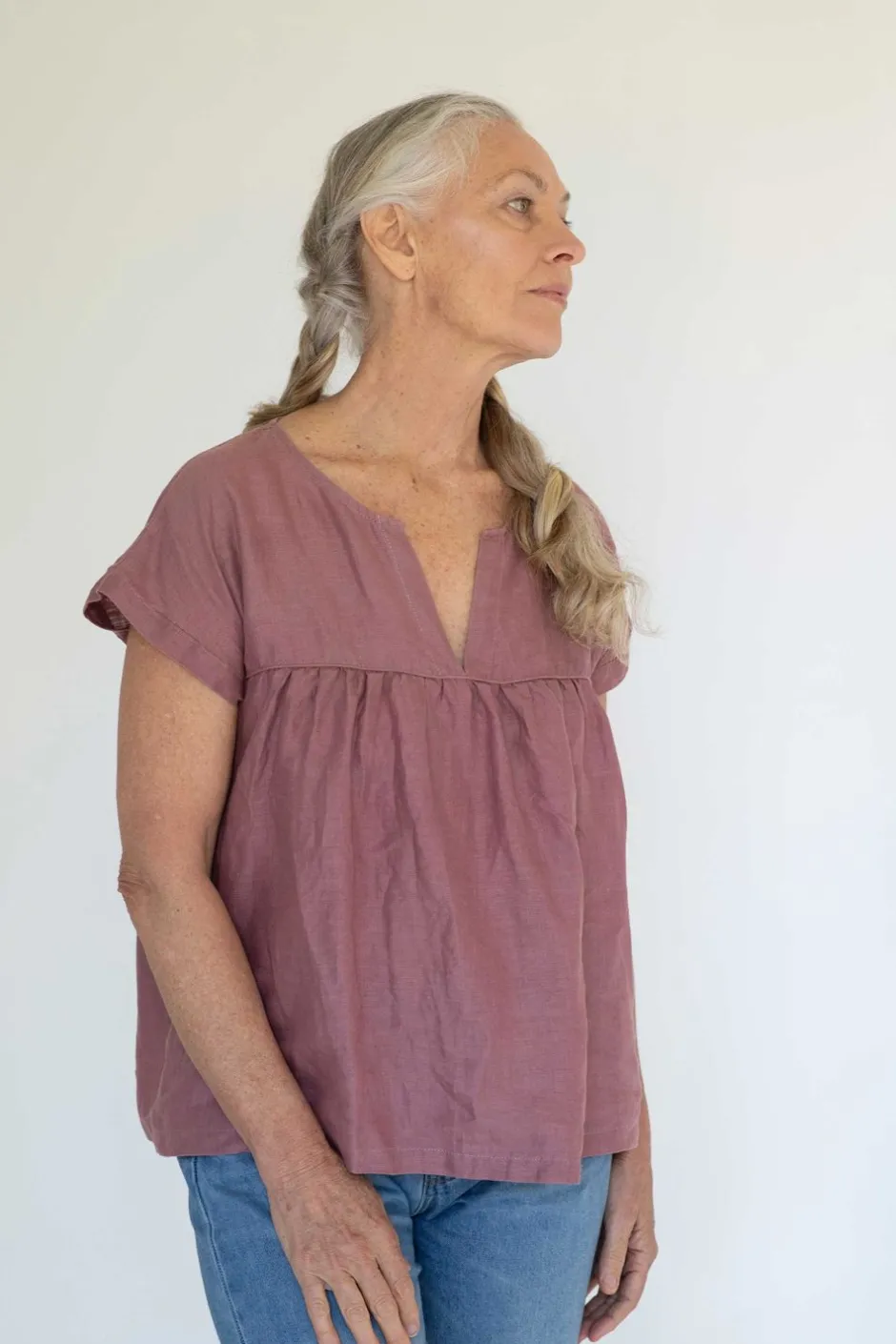 Sale Lazybones Julia Top Woodrose