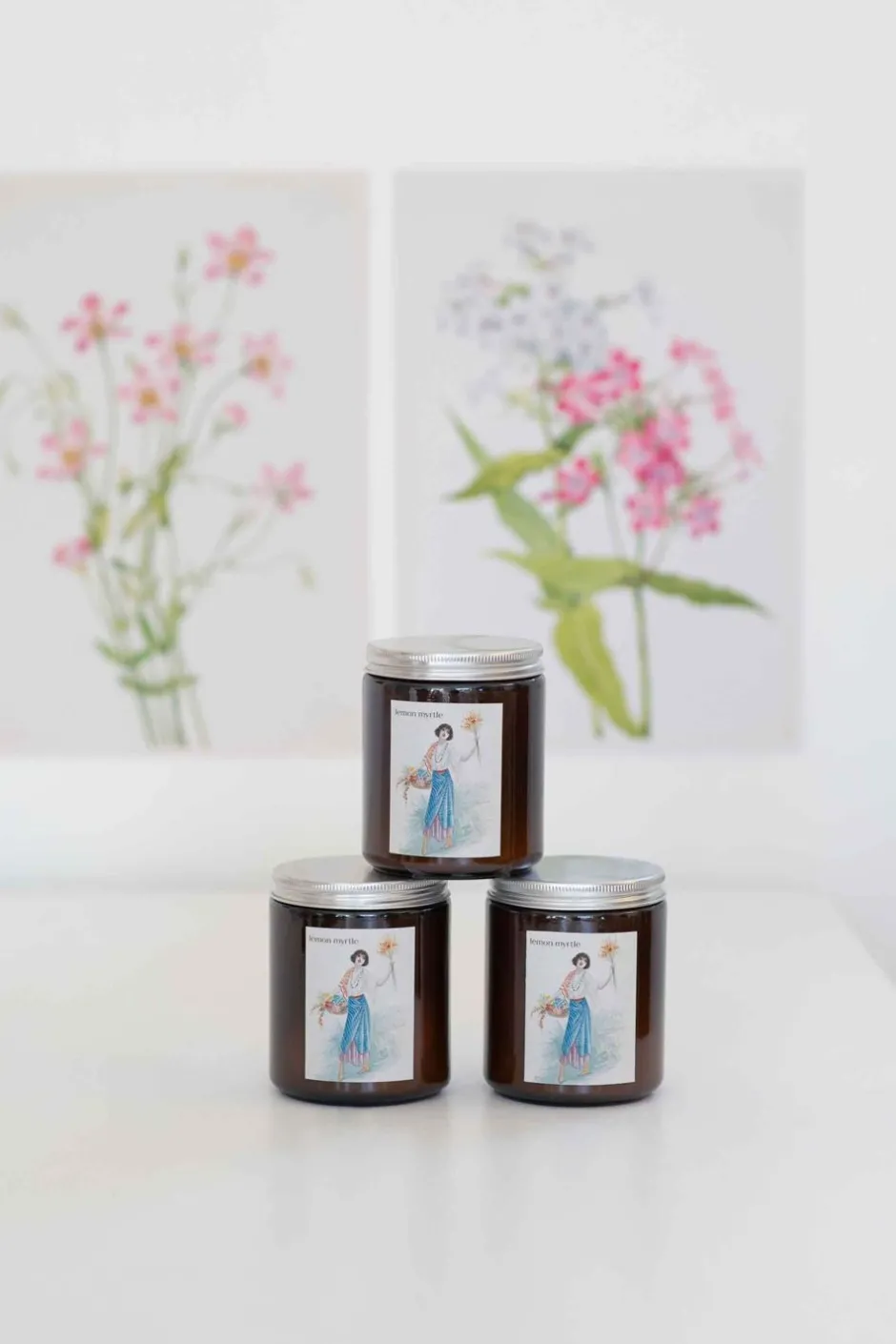 Store Lazybones Lemon Myrtle Soy Candle