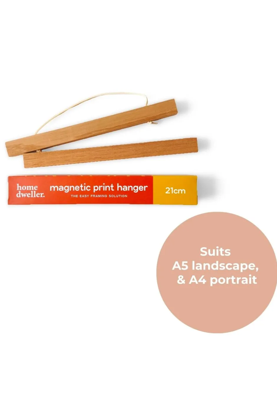 magnetic_print_hanger_cm_5-1.webp Clearance Lazybones Magnetic Print Hanger 21Cm