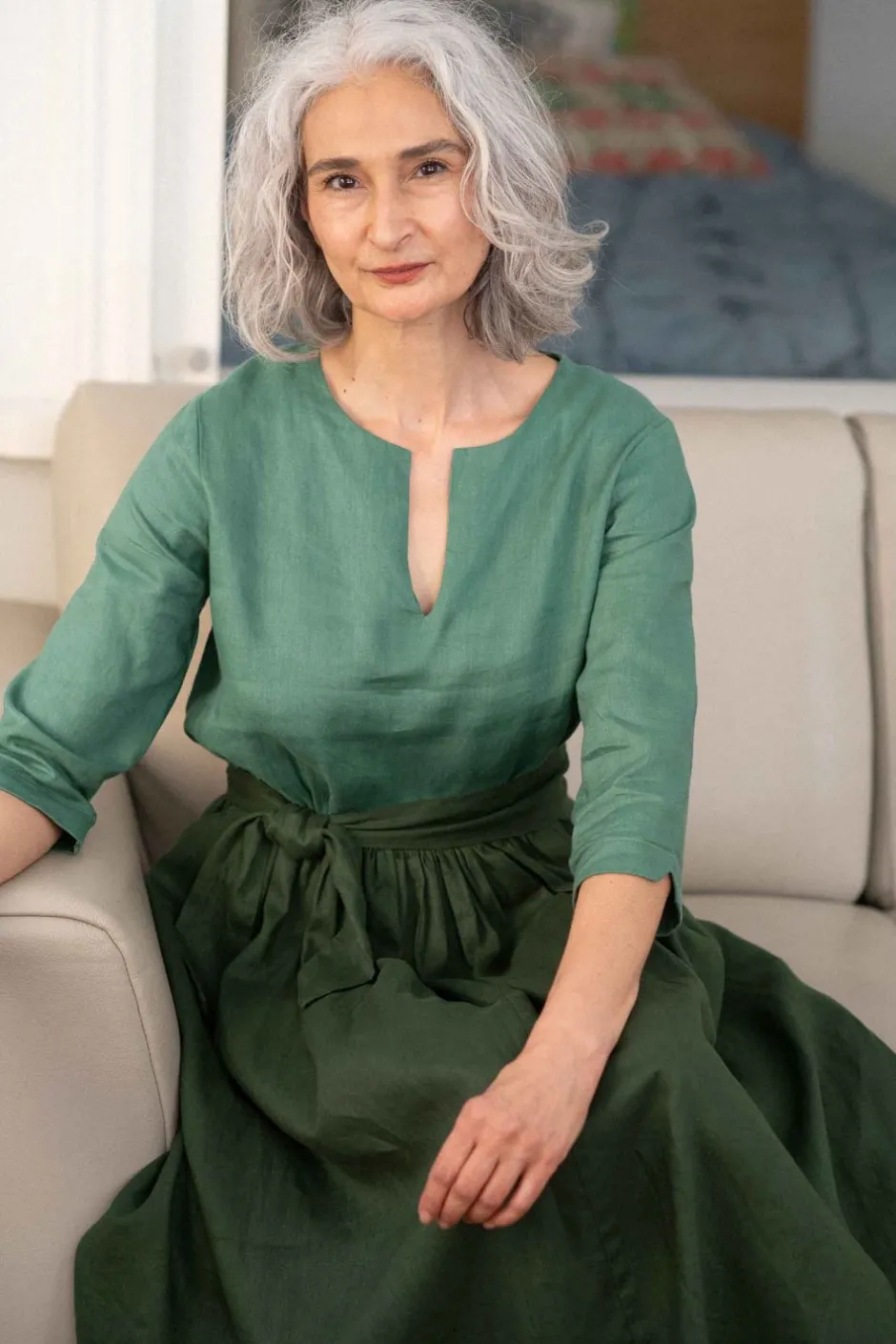 Flash Sale Lazybones Michaela Dress Evergreen