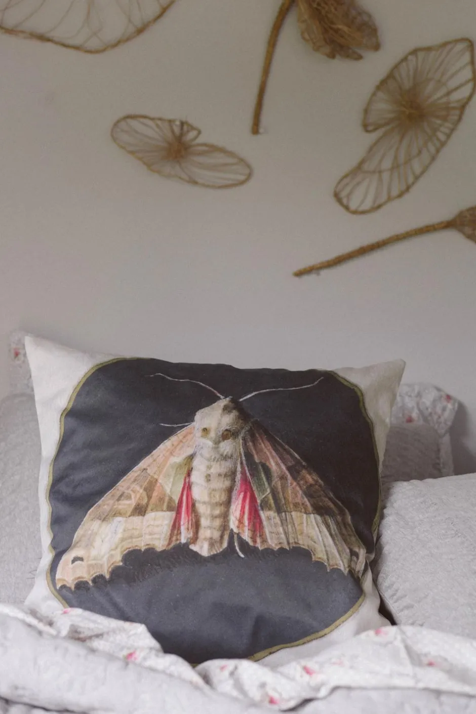 moth_cushion_cover_organic_cotton_2.webp Discount Lazybones Moth Cushion Cover *Organic Cotton