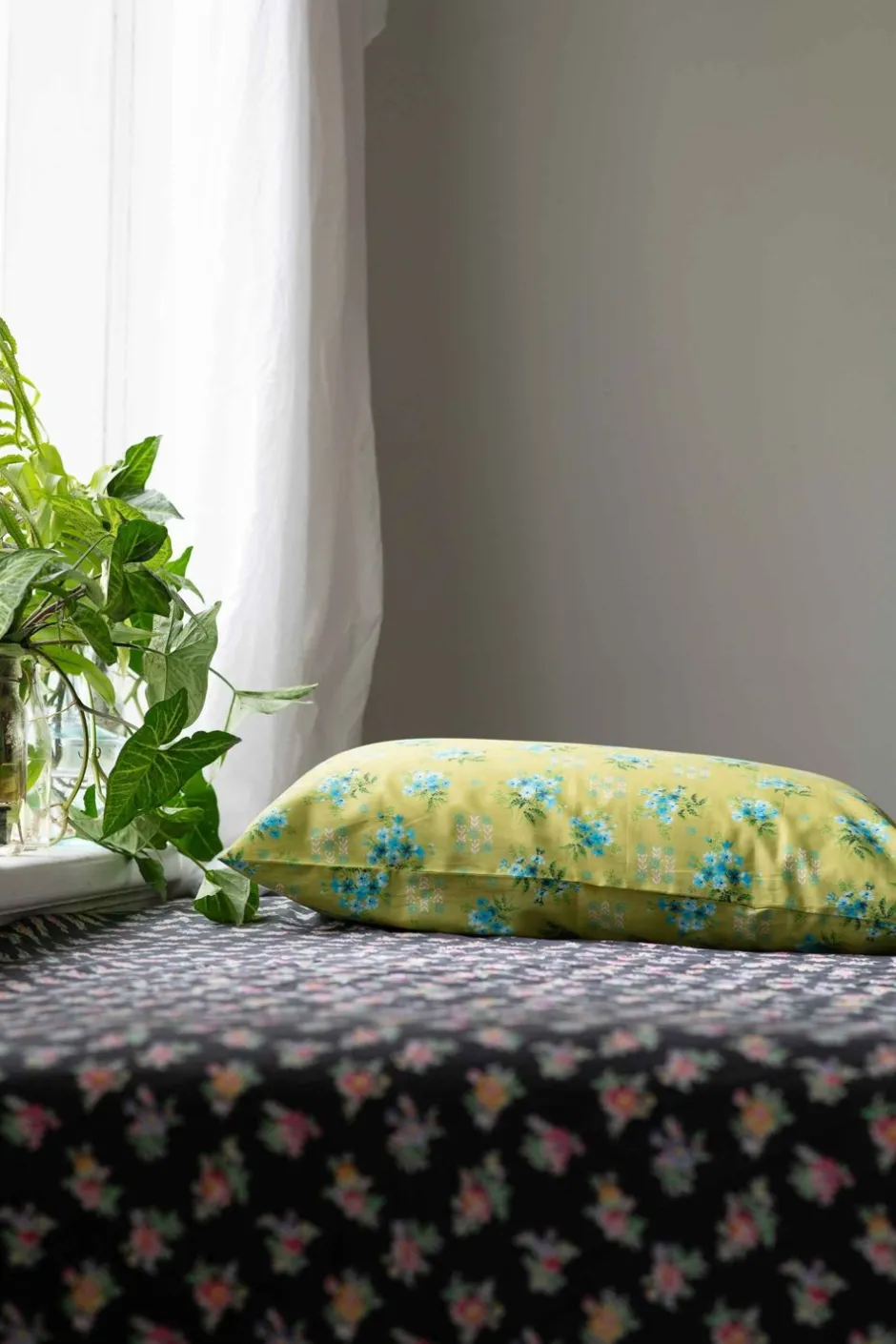 Outlet Lazybones Pillowcase Set In Avonlea Moss *Organic Cotton