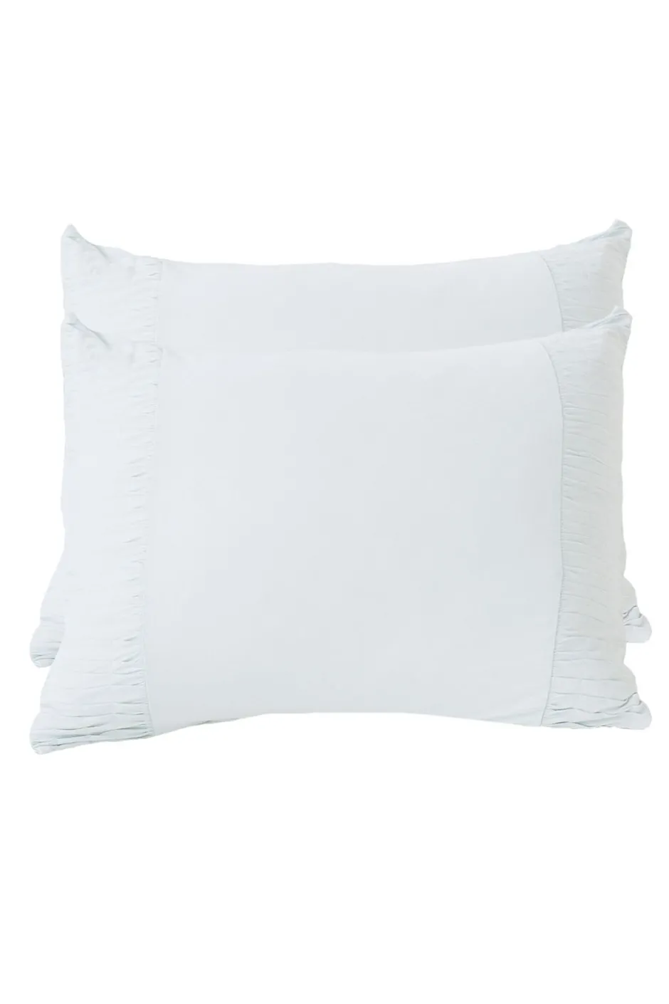 Fashion Lazybones Rosette Pillowcase Set In Chalk Blue *Organic Cotton