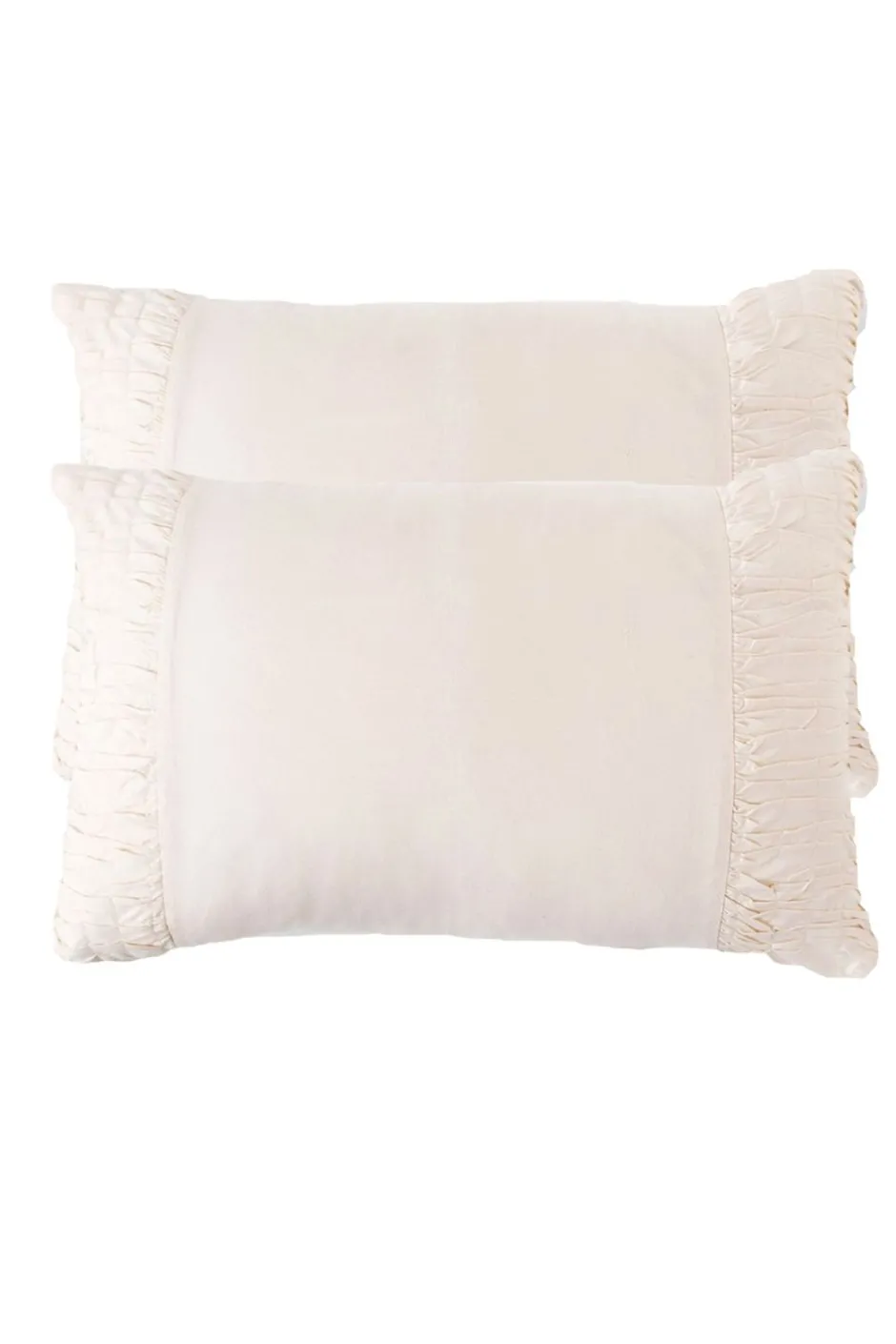 Flash Sale Lazybones Rosette Pillowcase Set In Natural *Organic Cotton