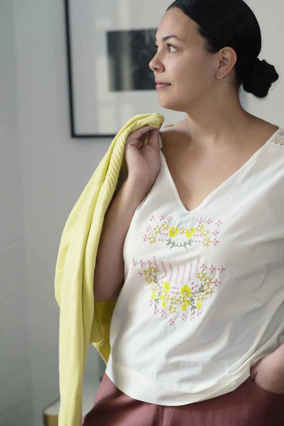 Cheap Lazybones Sarah Top Creamy White