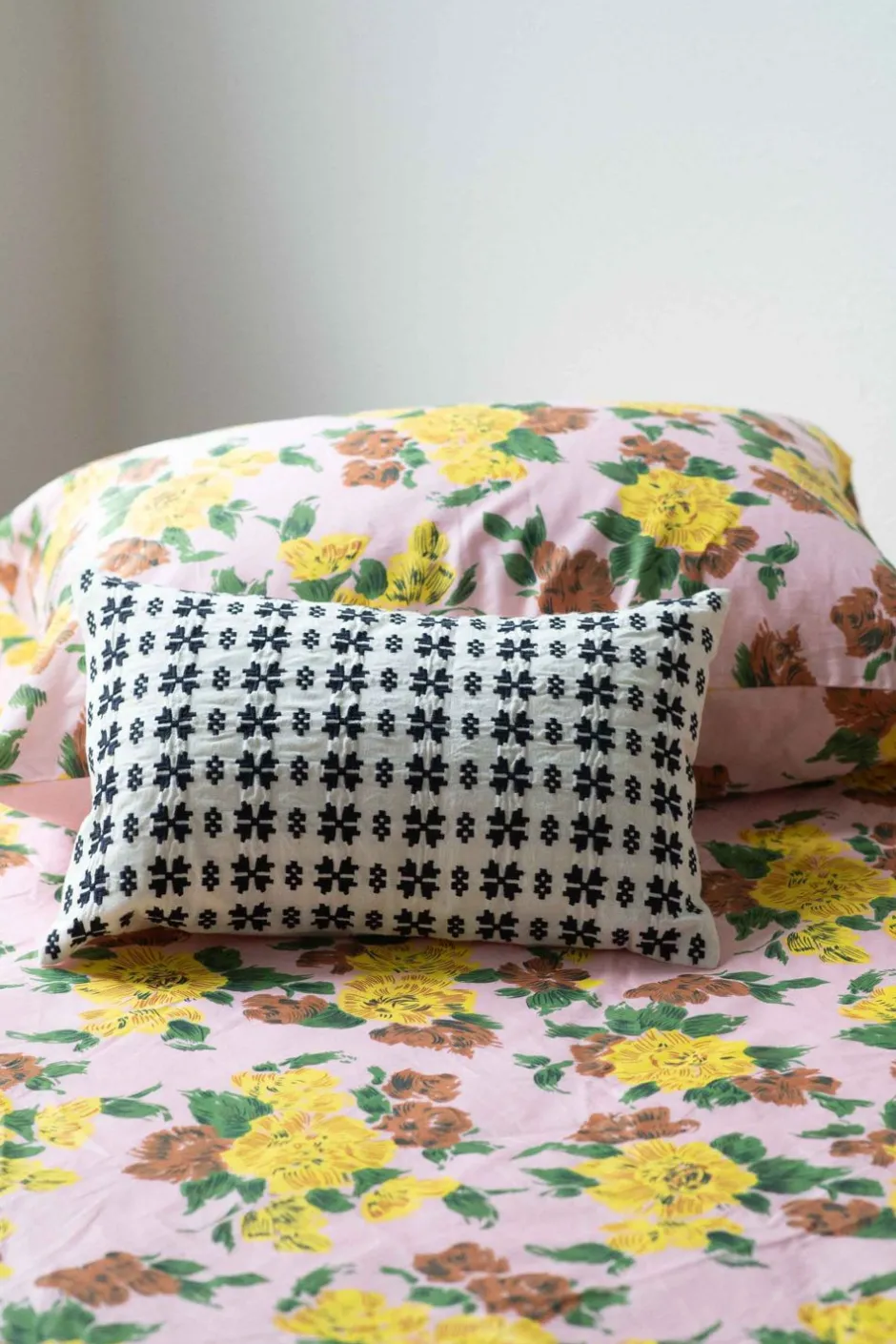 Clearance Lazybones Tully Embroidered Cushion Cover