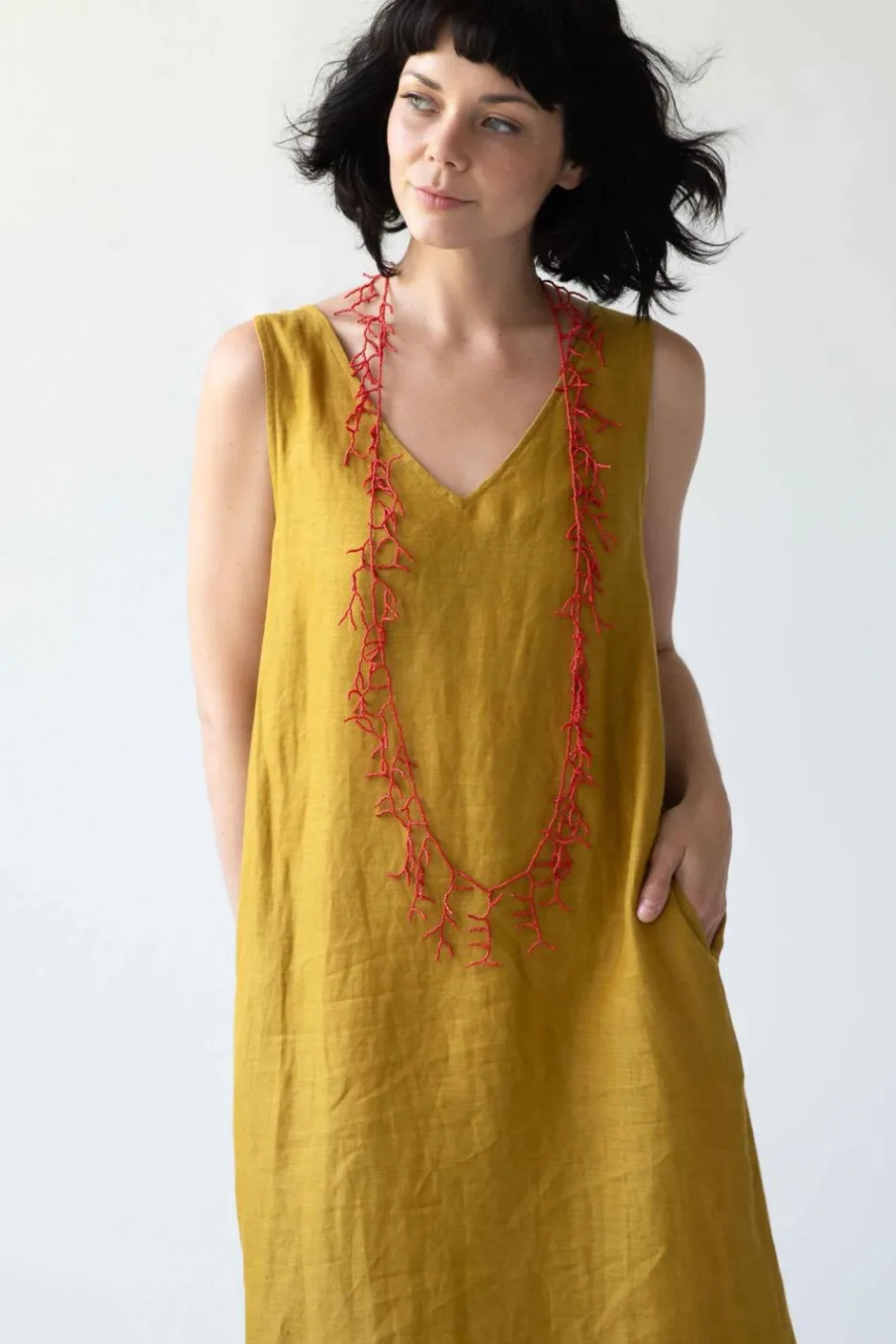 Cheap Lazybones Ziggy Dress Olivine